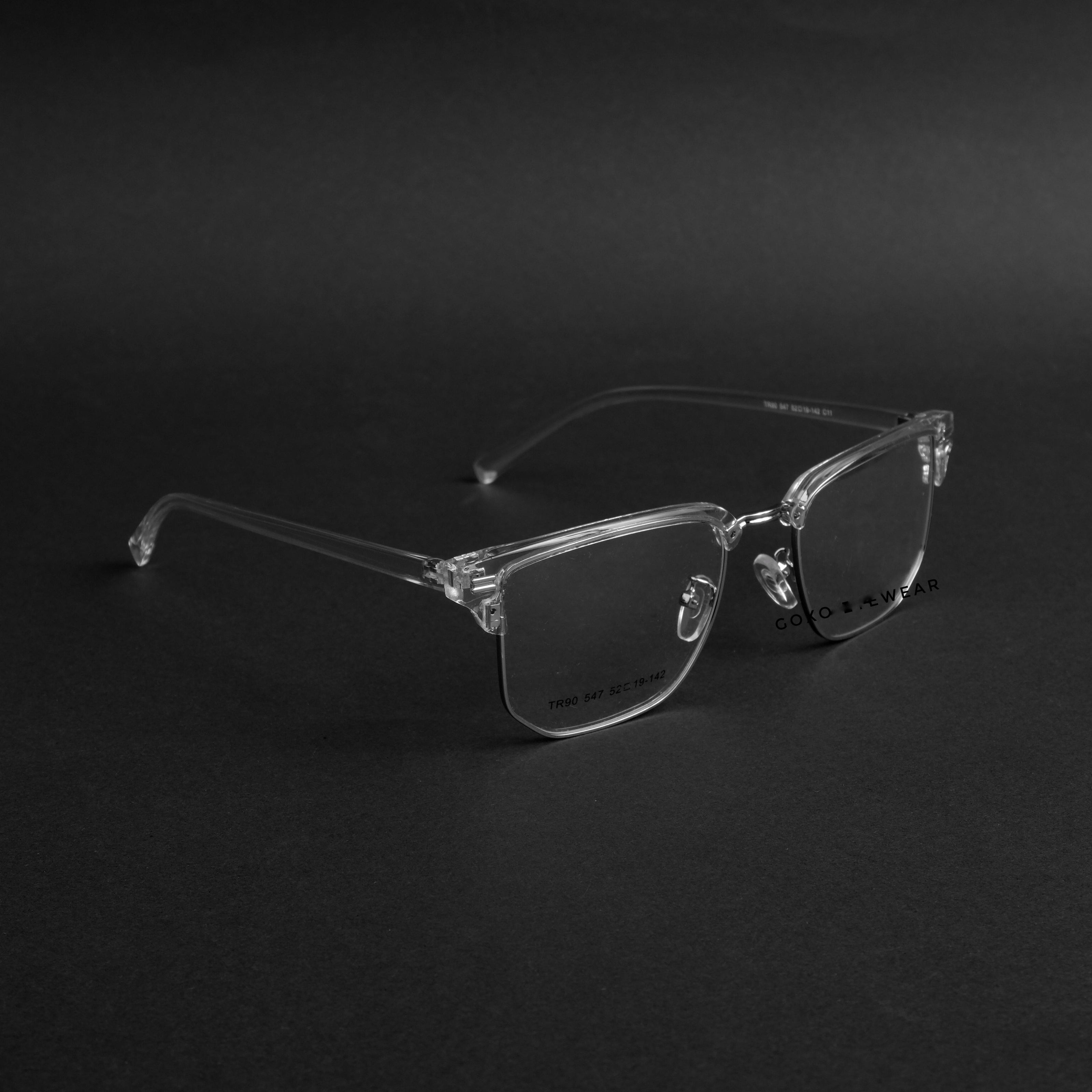 Clubmaster transparent