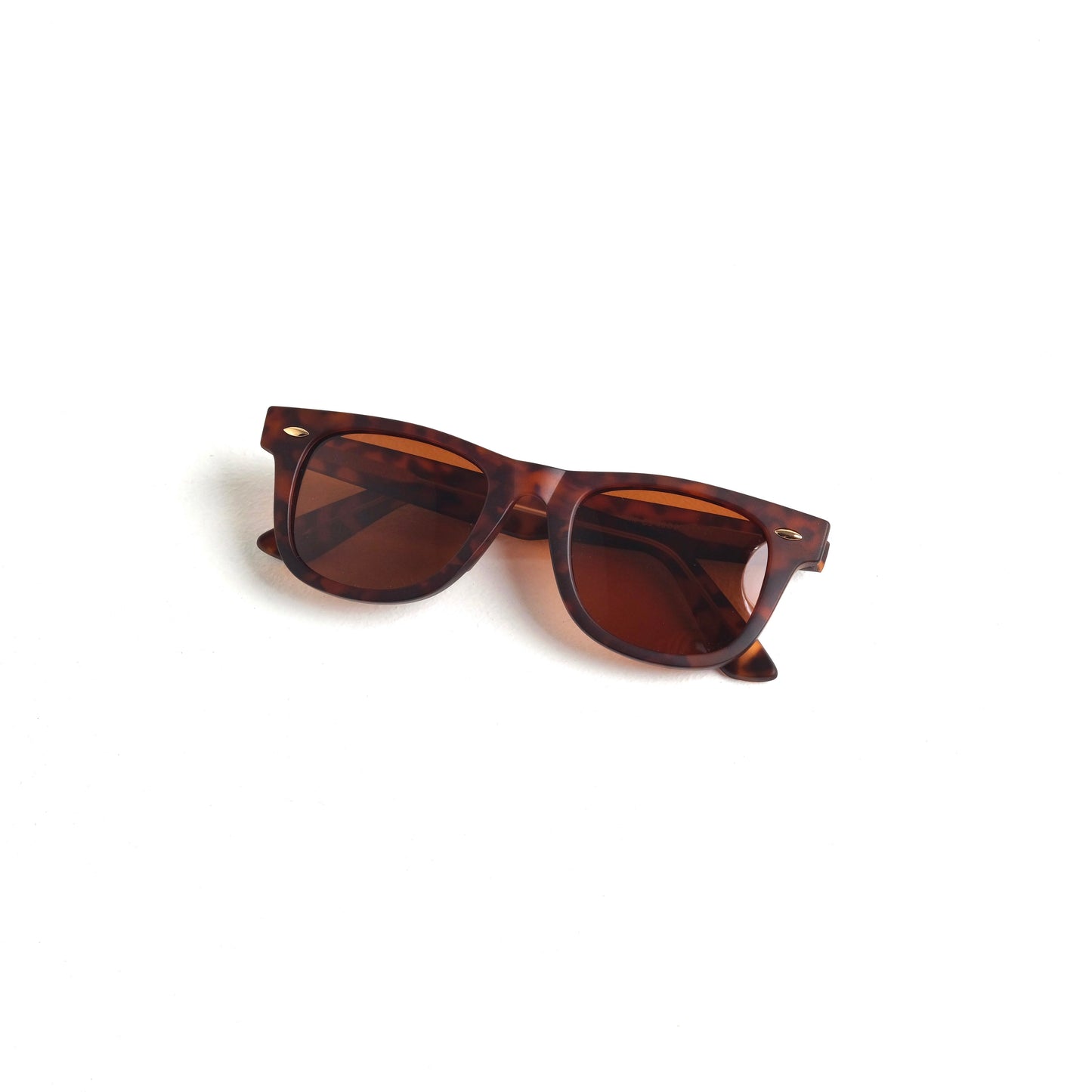 762 Wayfarer leopard brown polarized