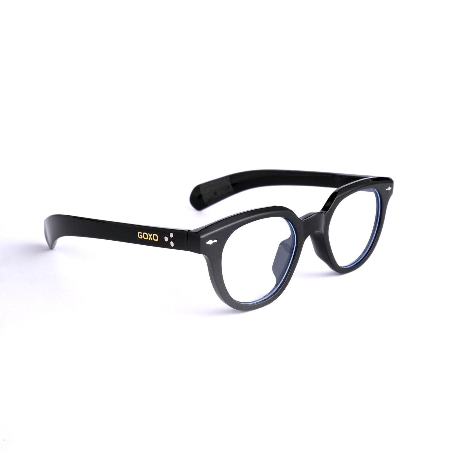Heritage round frames black 528