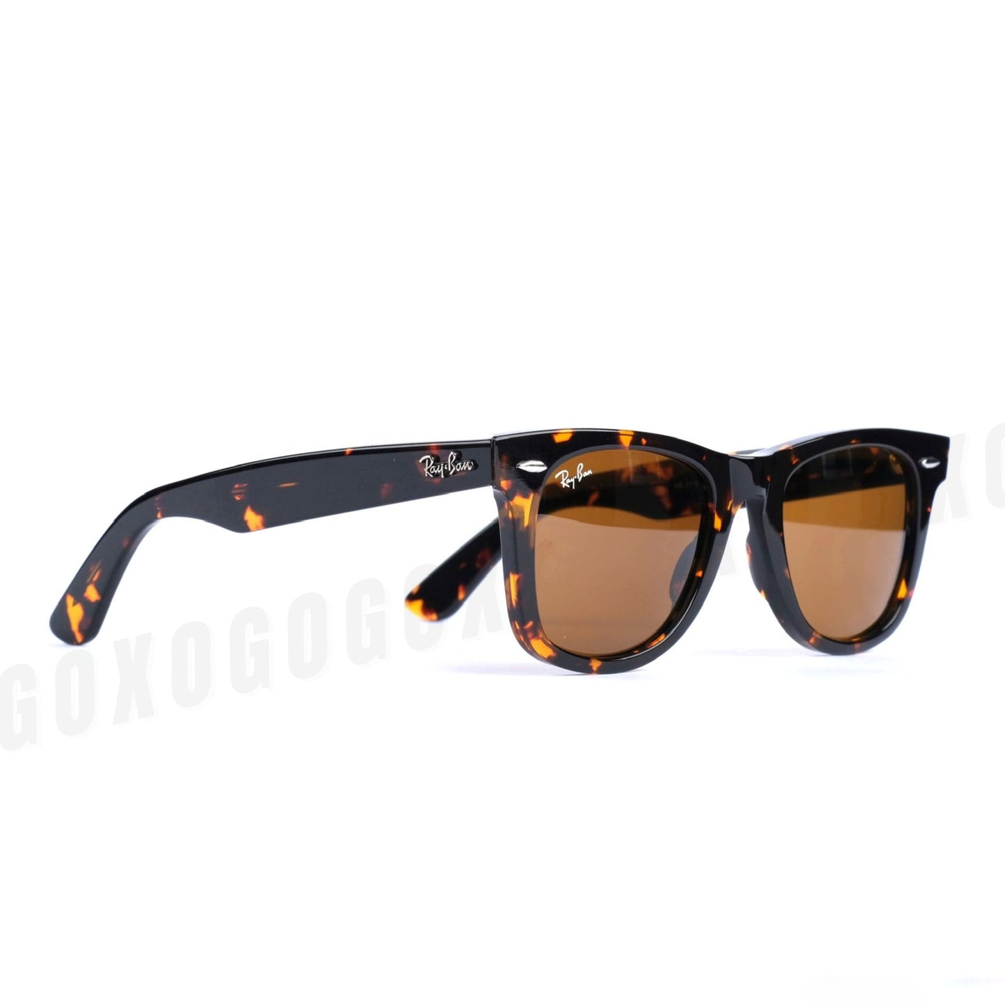 PREMIUM RAYBAN WAYFARER BROWN-LEOPARD