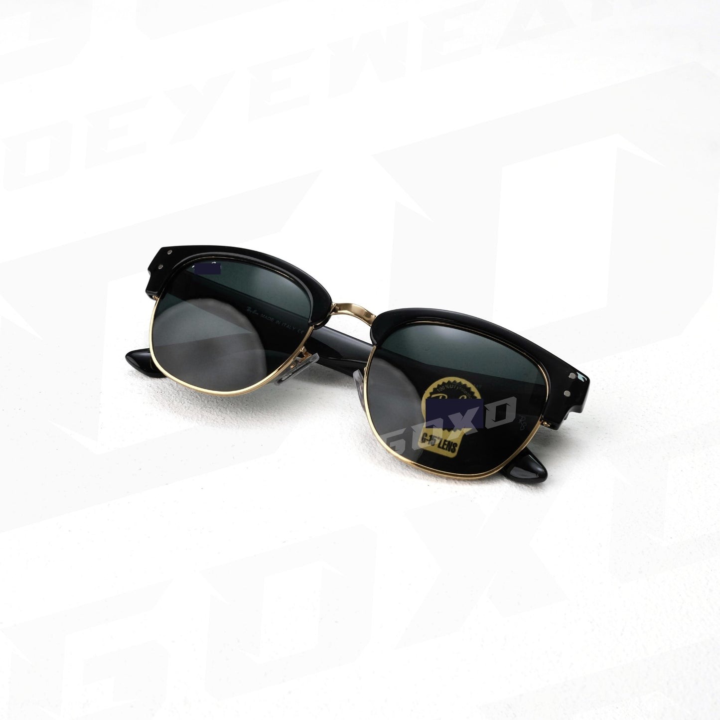 Clubmaster golden-black