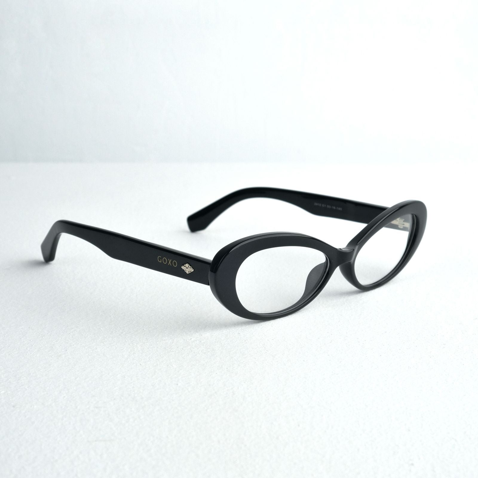 Ladies Oval Frames Black 420
