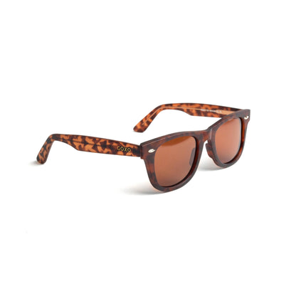 762 Wayfarer leopard brown polarized