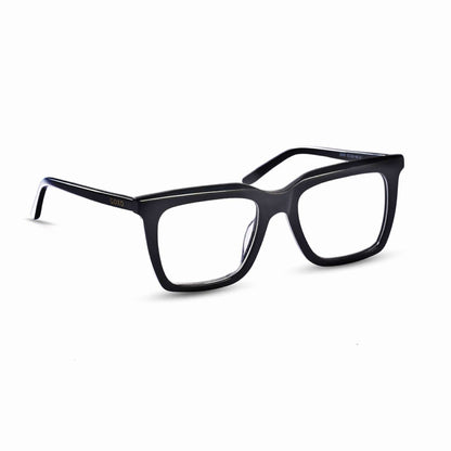 Acetate Square Premium Frames Black 261