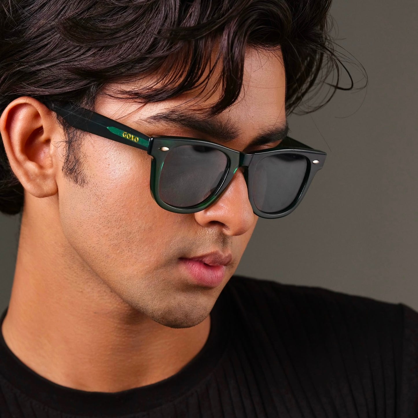 763 Wayfarer green polarized