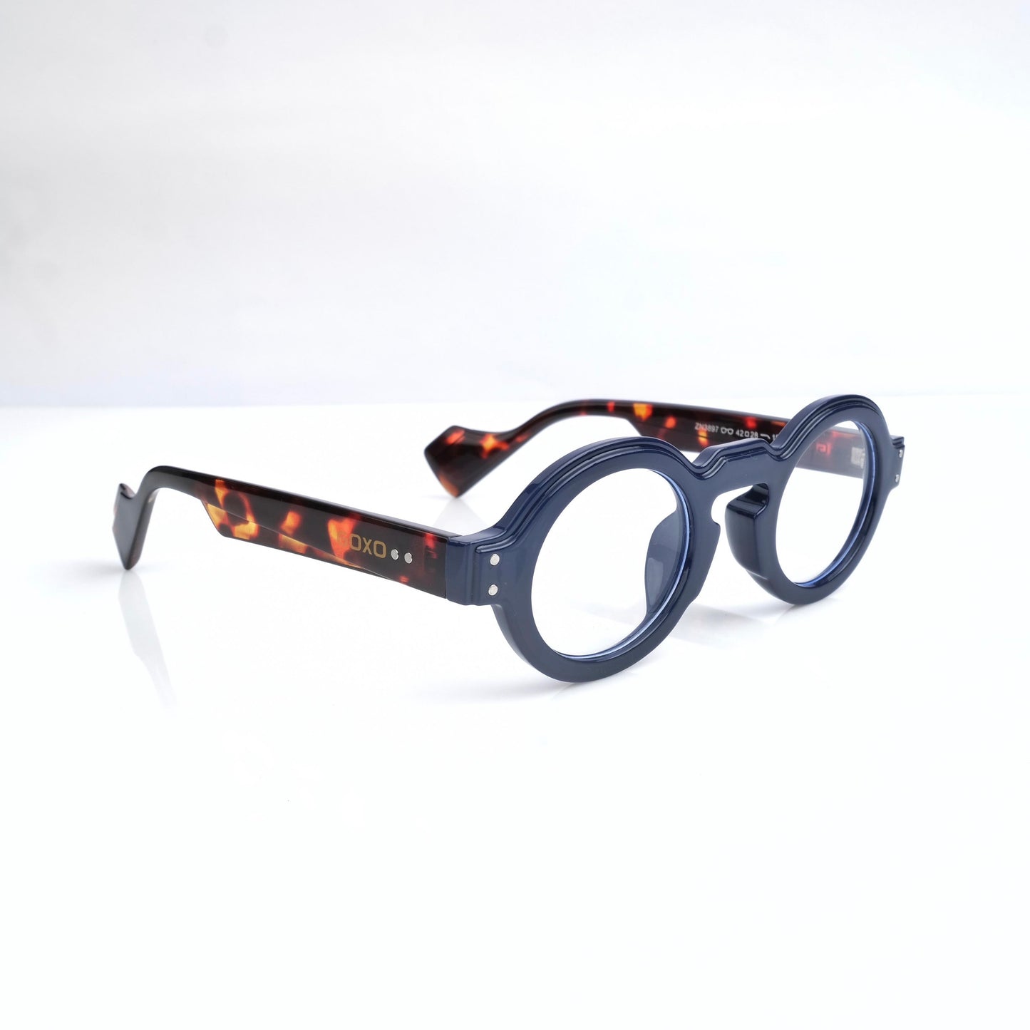 Round frames blue 683