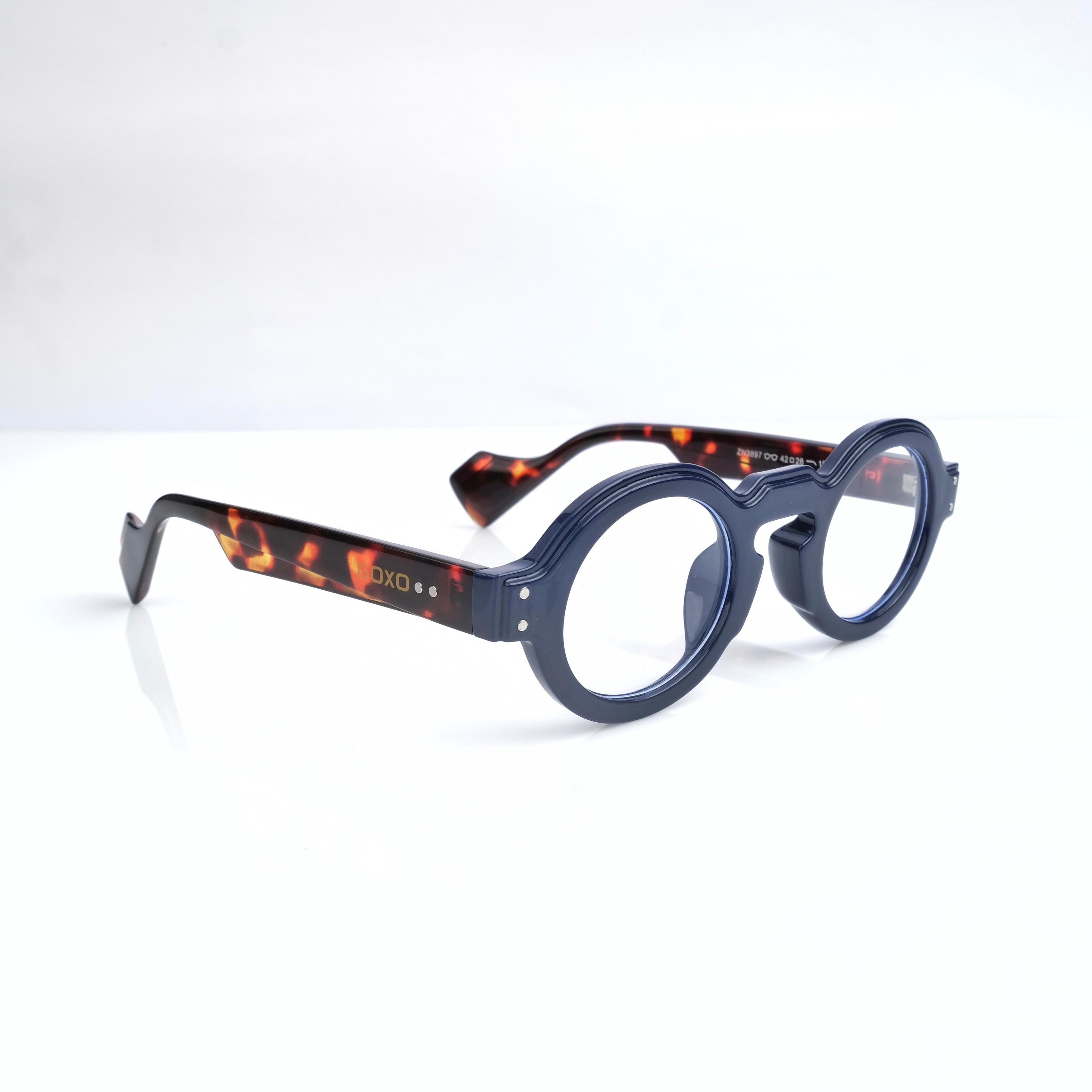 Round frames blue 683