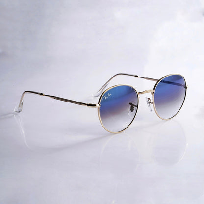 Branded round sunglass-Glass Lens 277