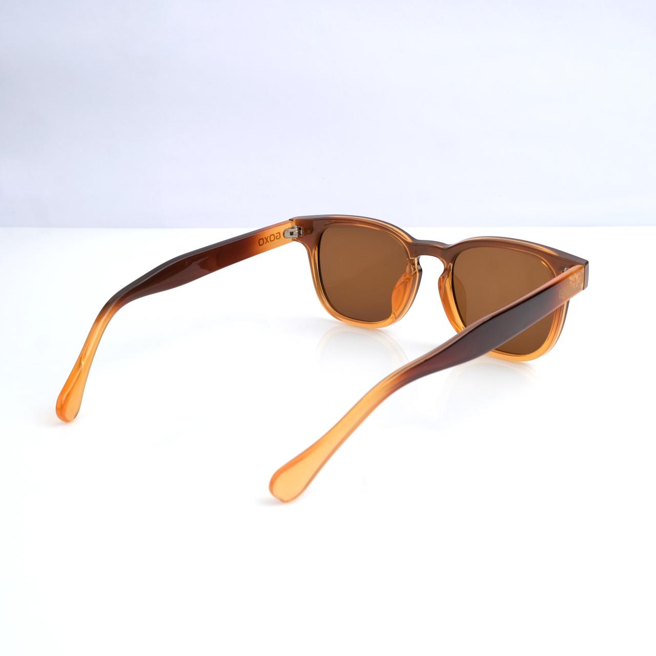 Square brown sunglass 658