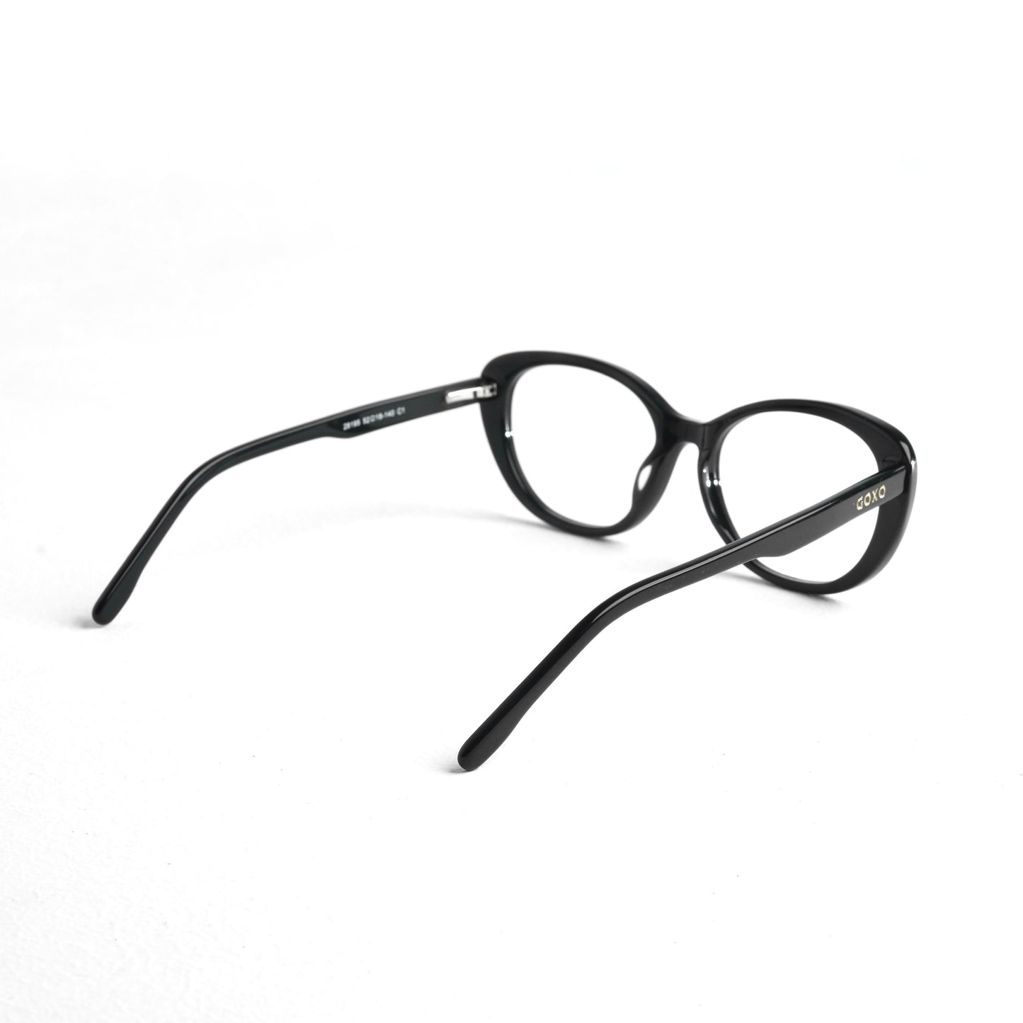 Acetate ladies premium black frames 708