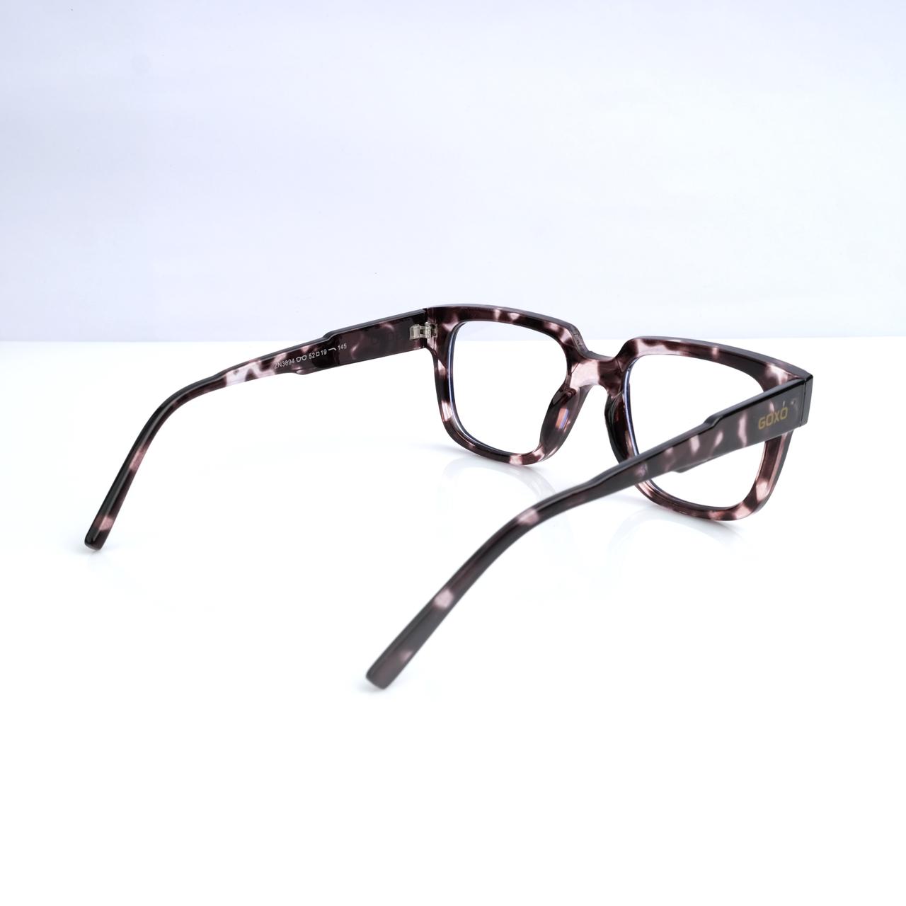 Square leopard frame 655