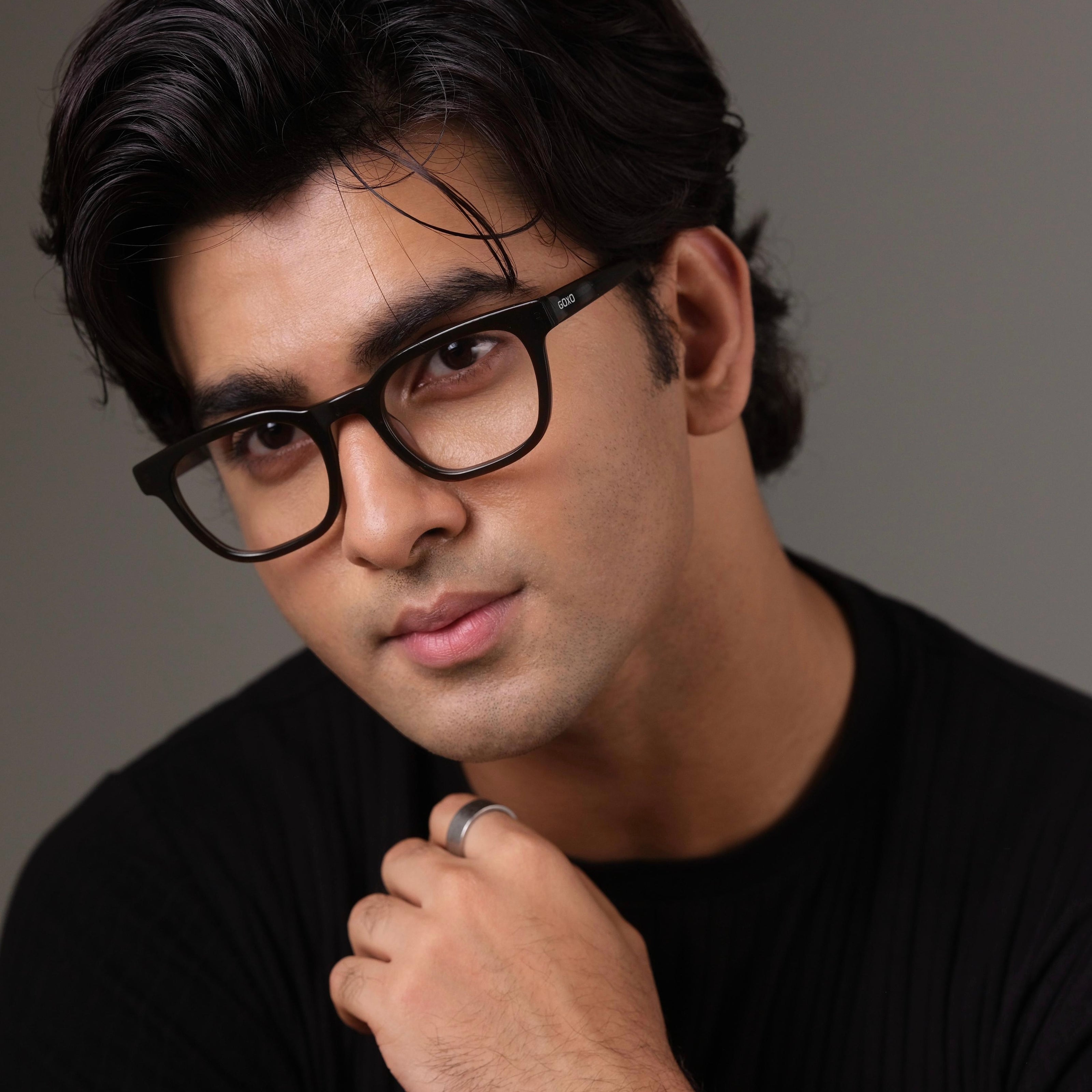 Acetate frames black-leo 692