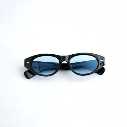 Vintage cat eye blue 599
