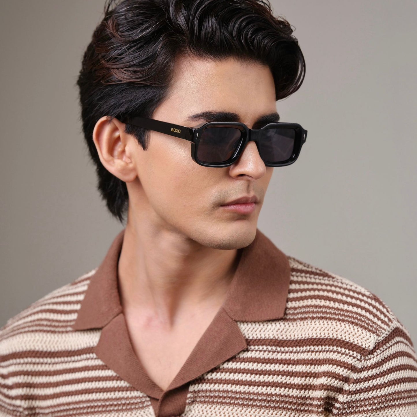 Square Black Polarized 383