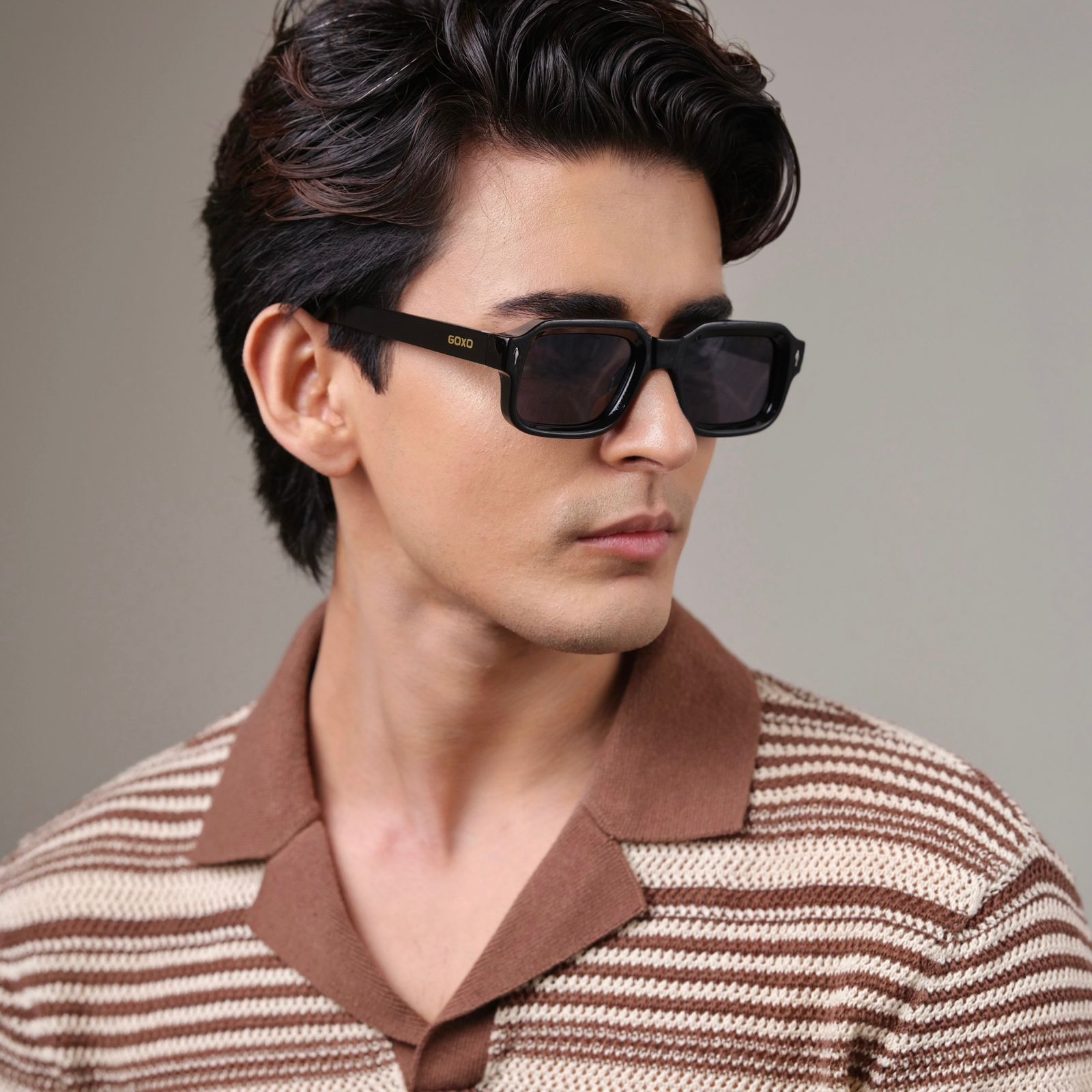 Square Black Polarized 383