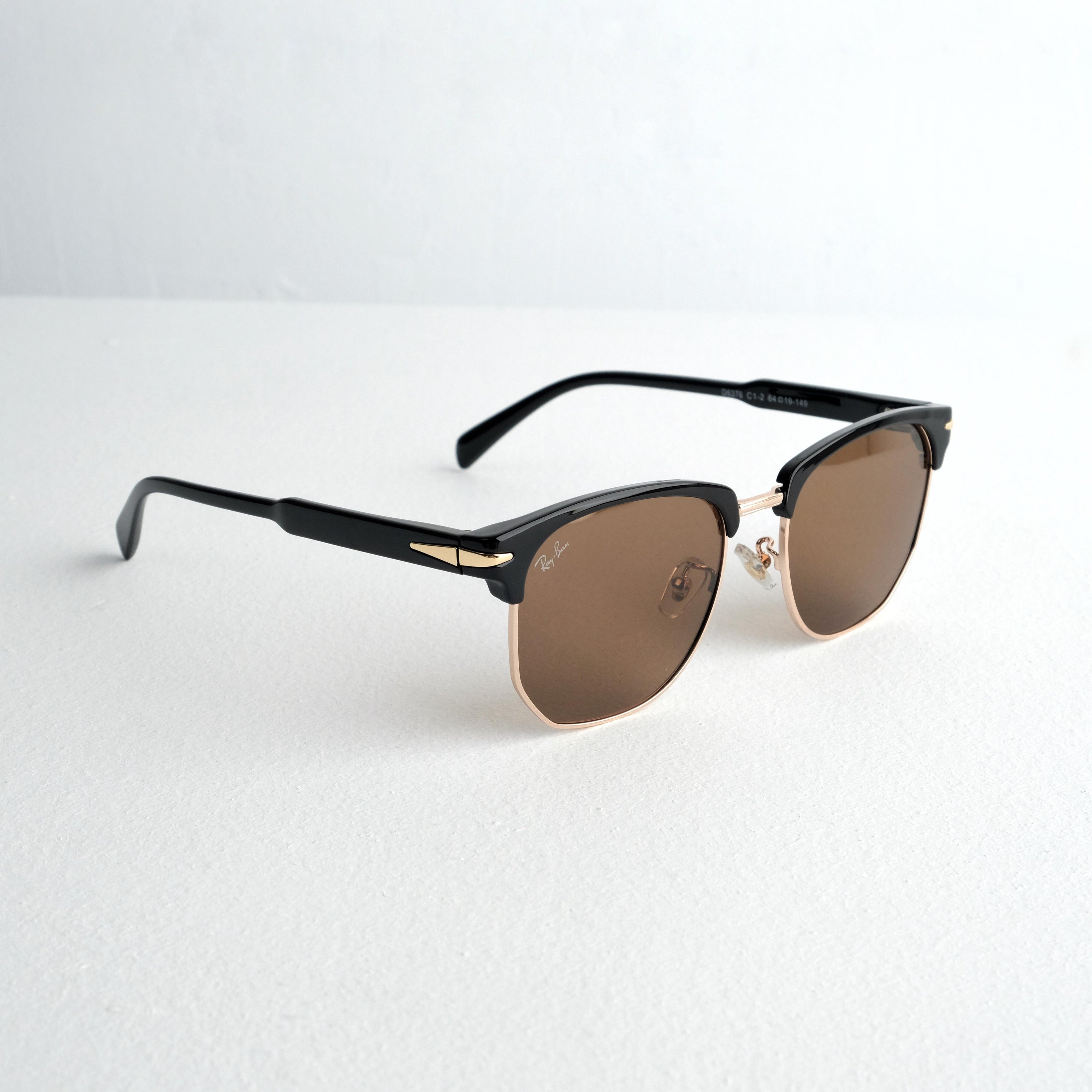 Polarized Brown Clubmaster Large 429