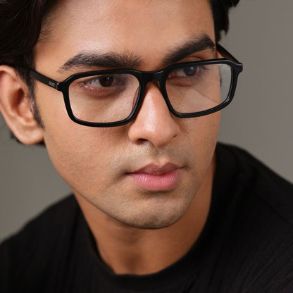 757 acetate unisex frames black
