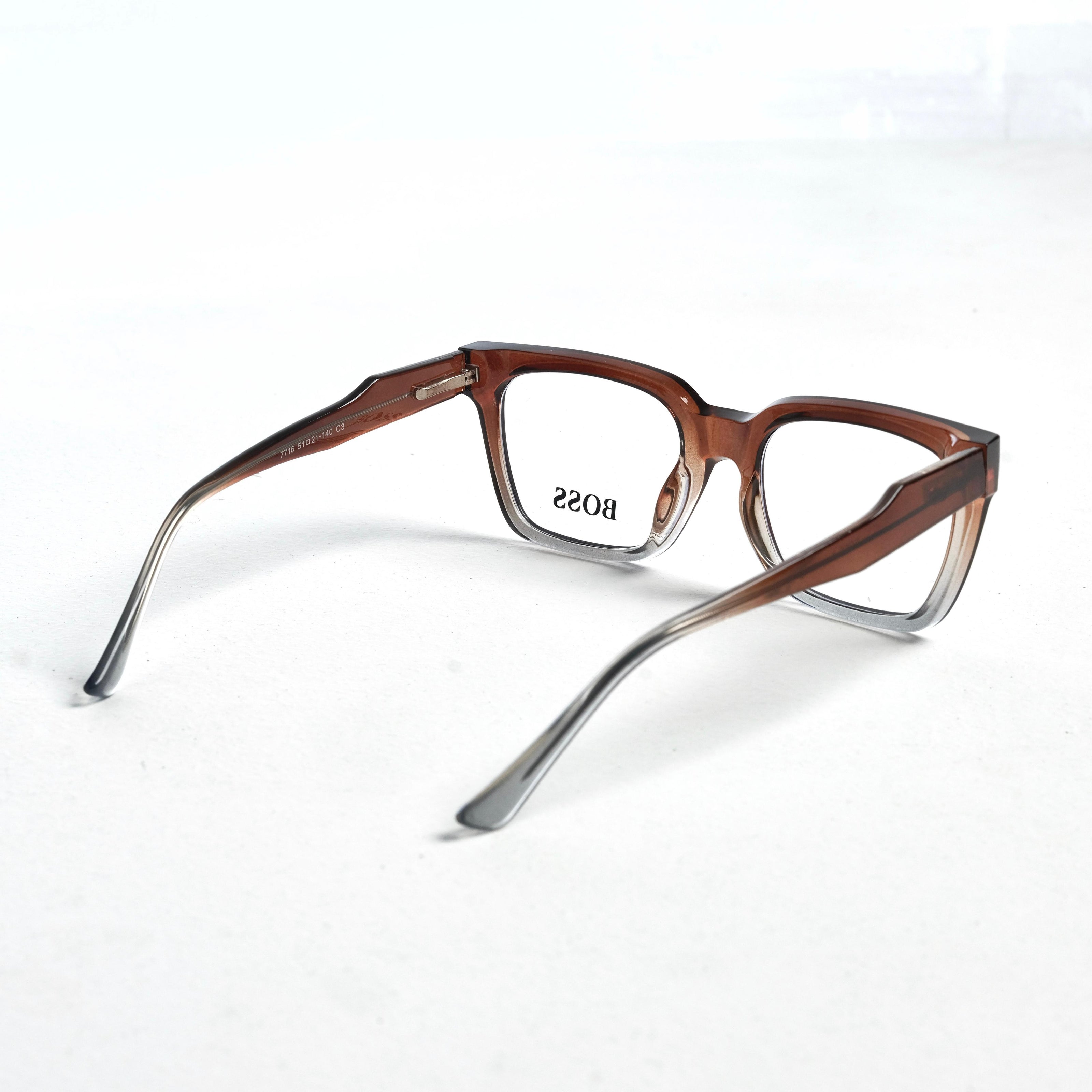 Square frames brown 679