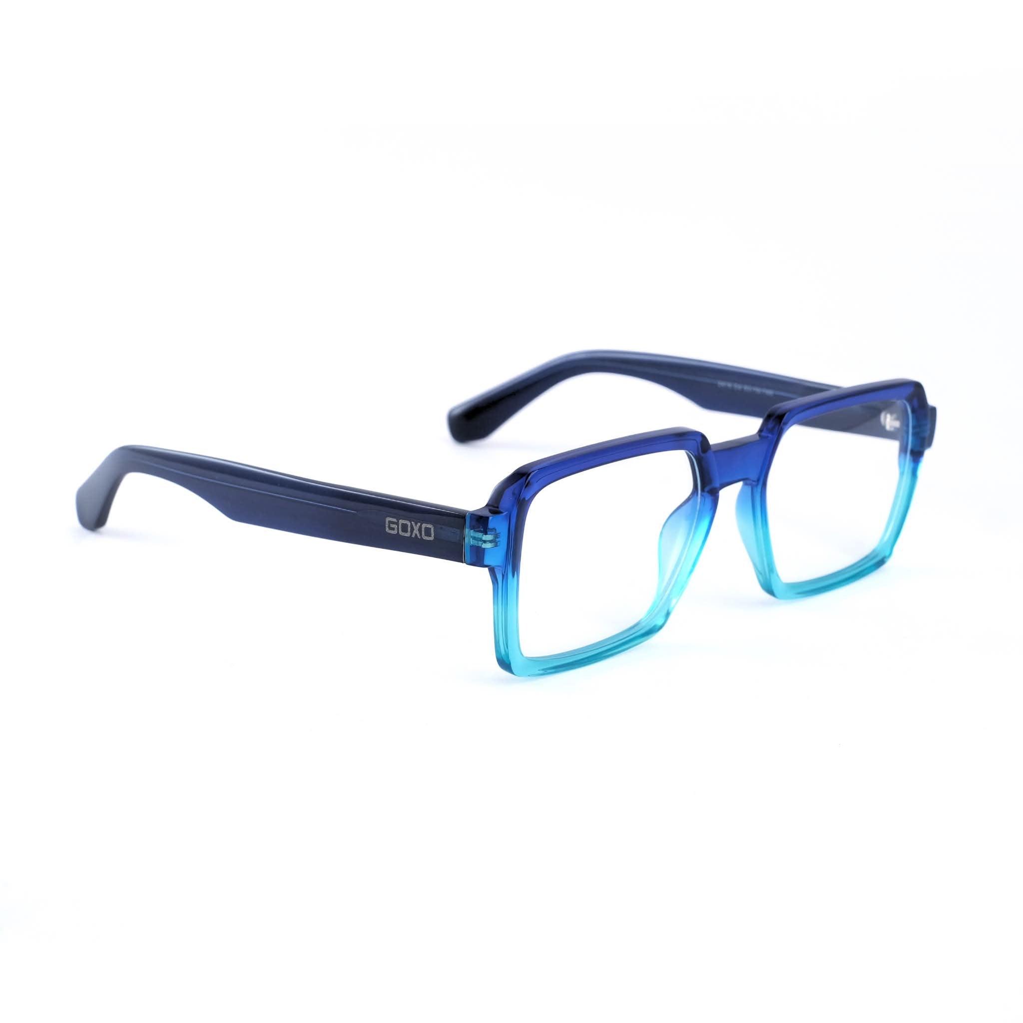 Acetate square blue frames 327