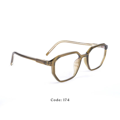 Olive Hexagon Frames 174