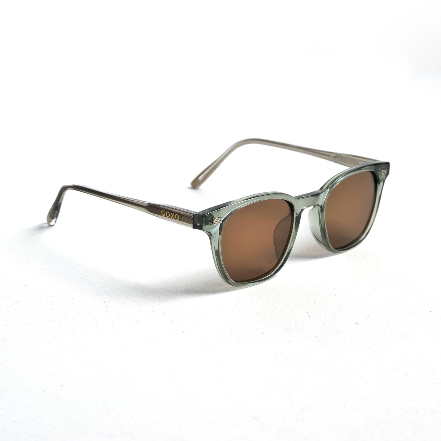 Regent wayfarer translucent green 639
