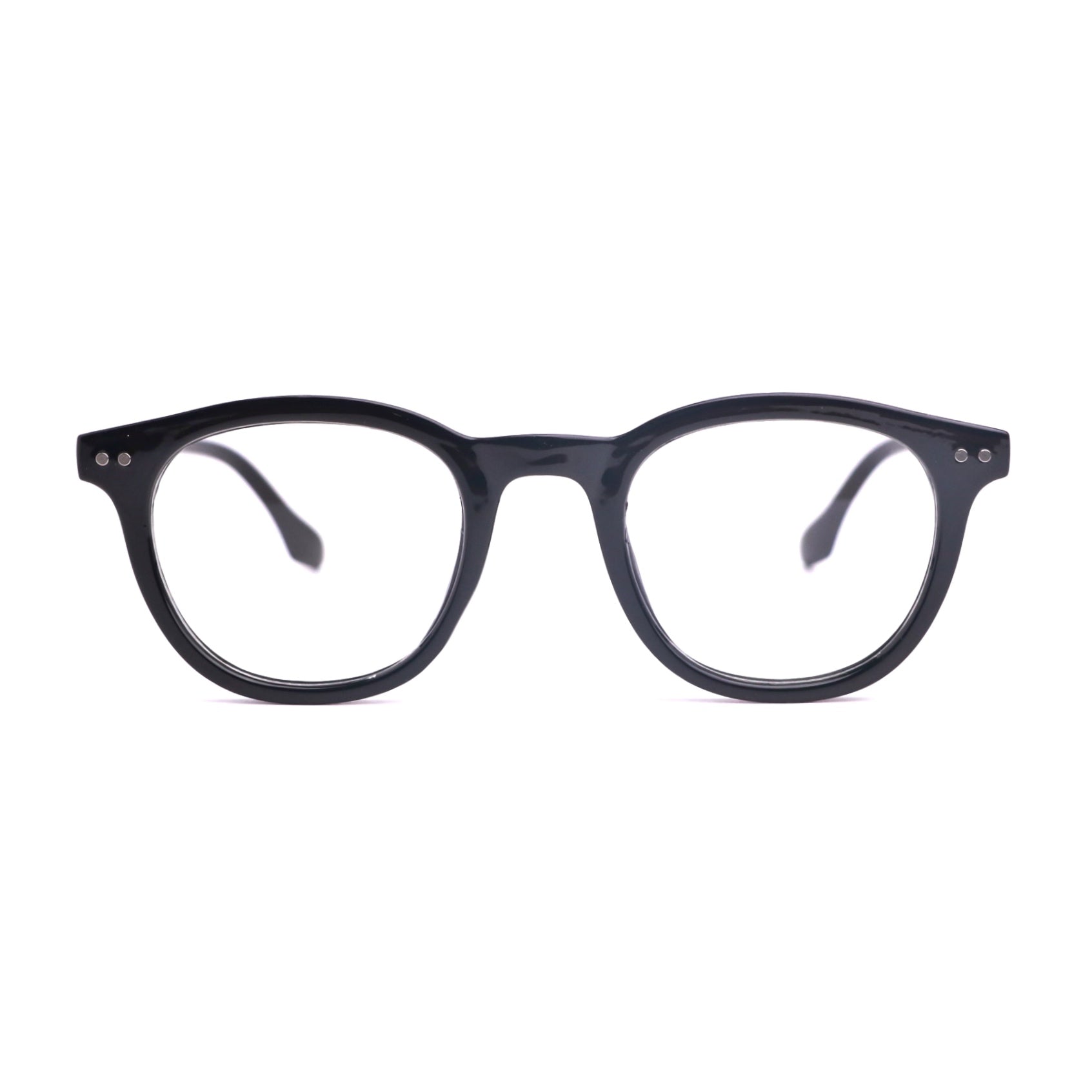 ROUND BLACK EYEGLASSES 2