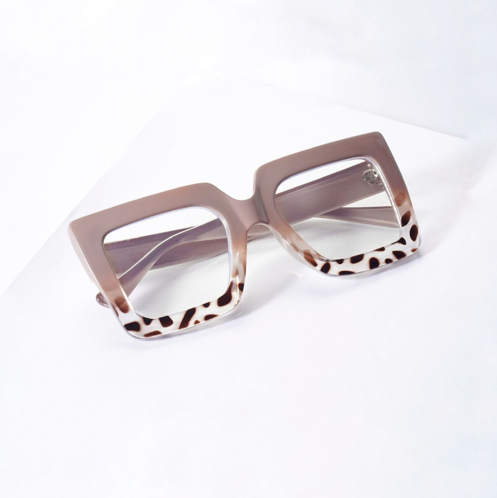 Oversized Brown-Leopard Frames 225