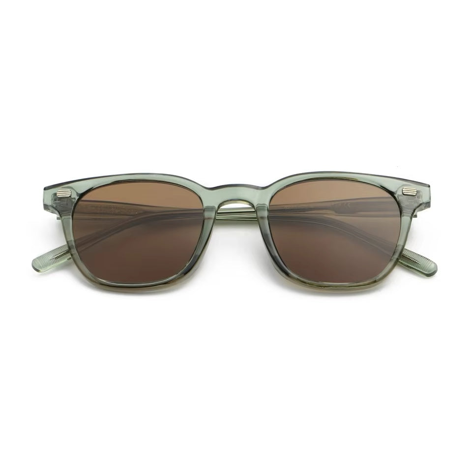 Regent wayfarer translucent green 639
