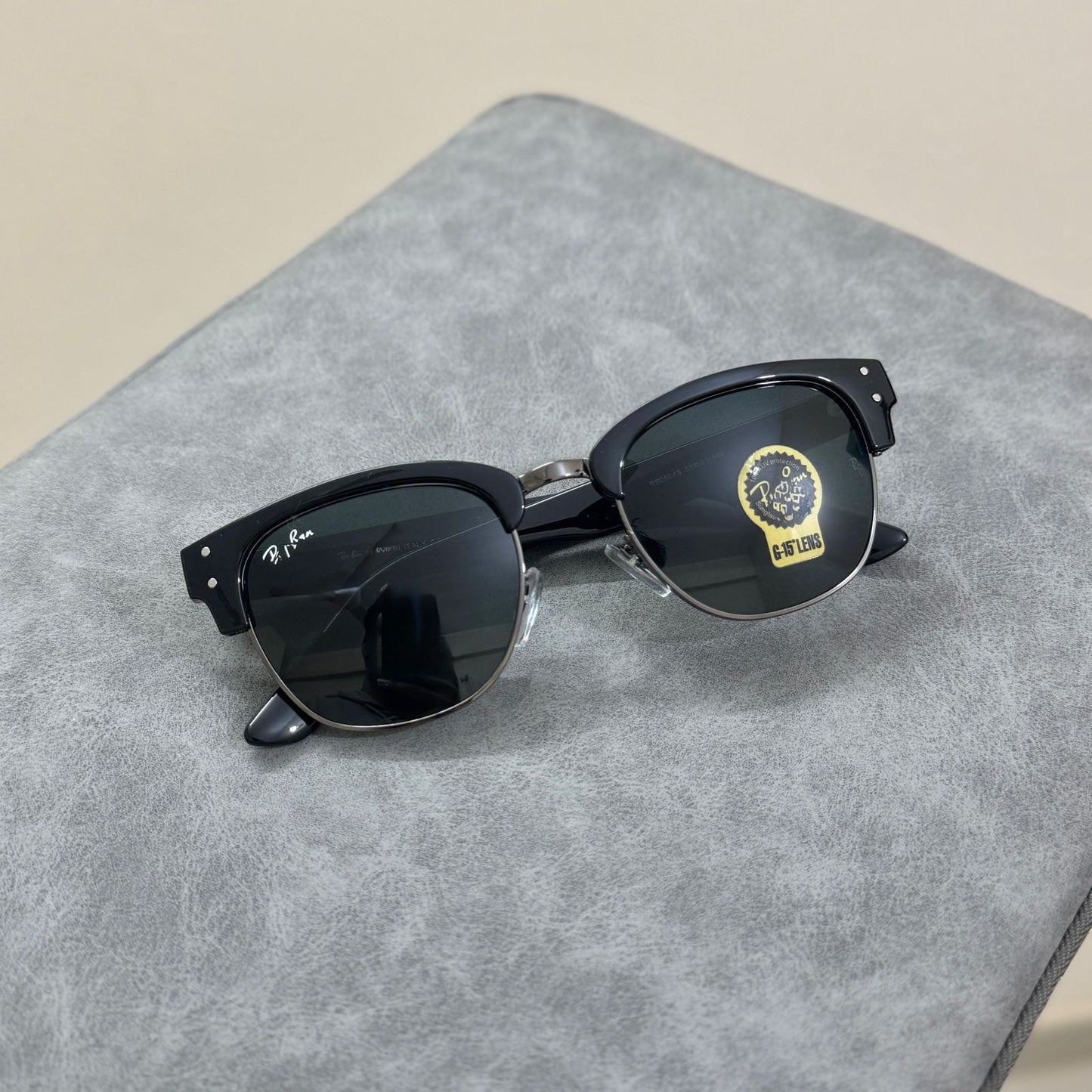 Clubmaster gun metal-black