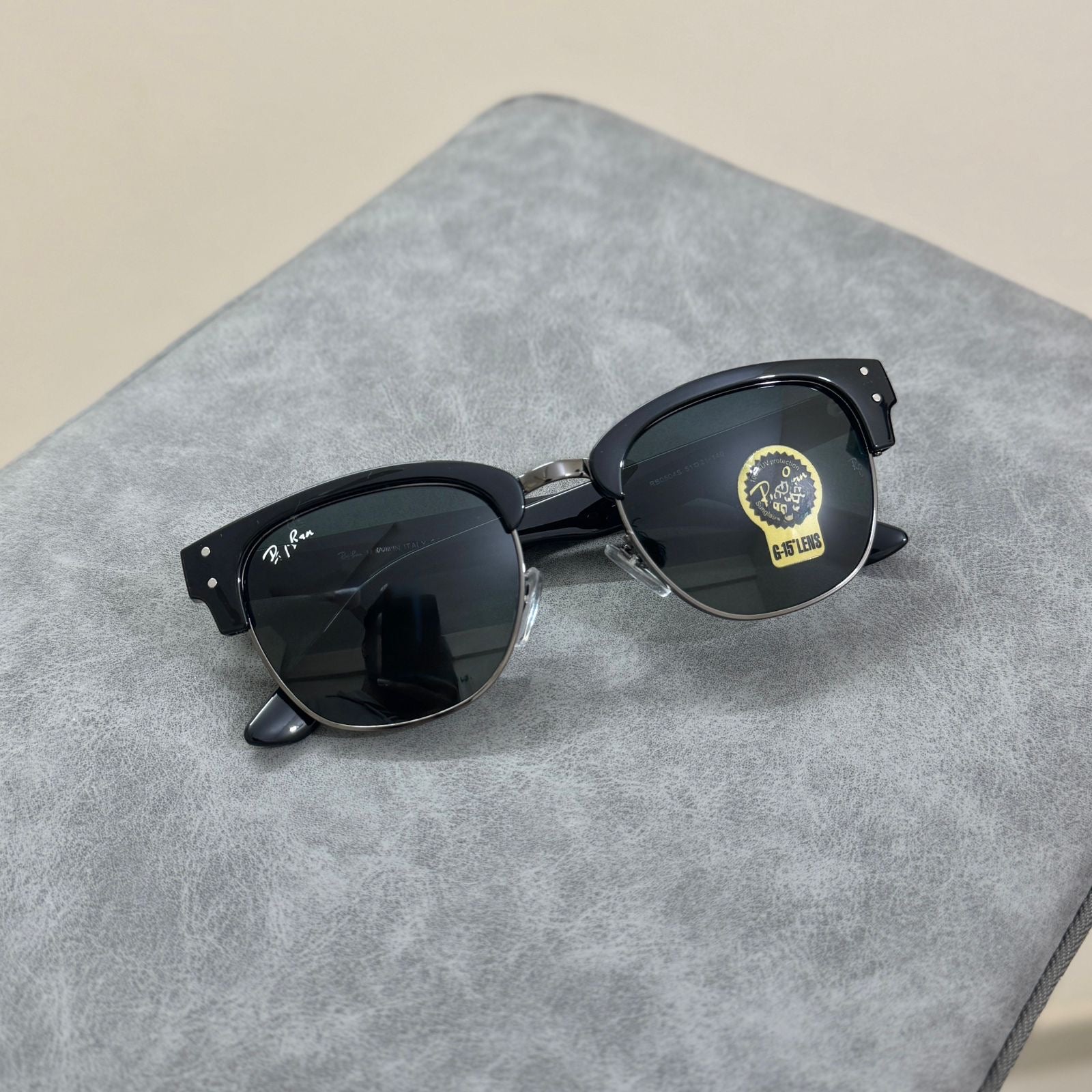 Clubmaster gun metal-black