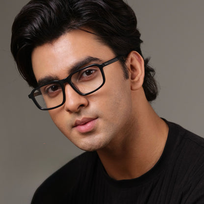 757 acetate unisex frames black