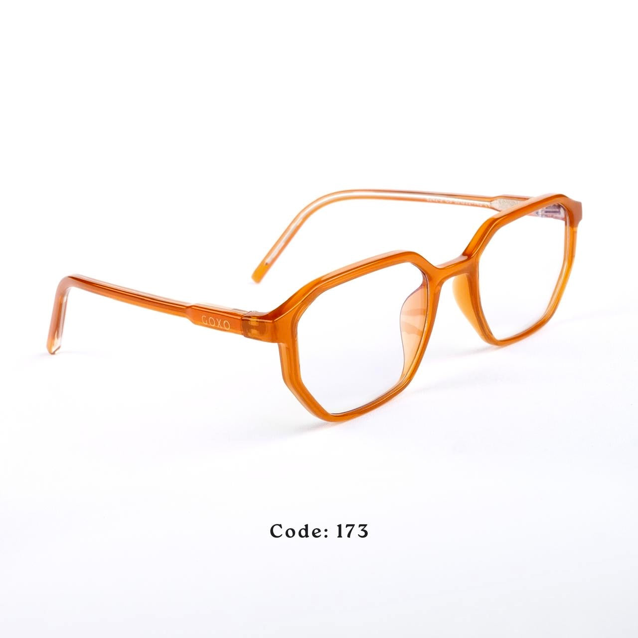 Orange Hexagon Frames 173