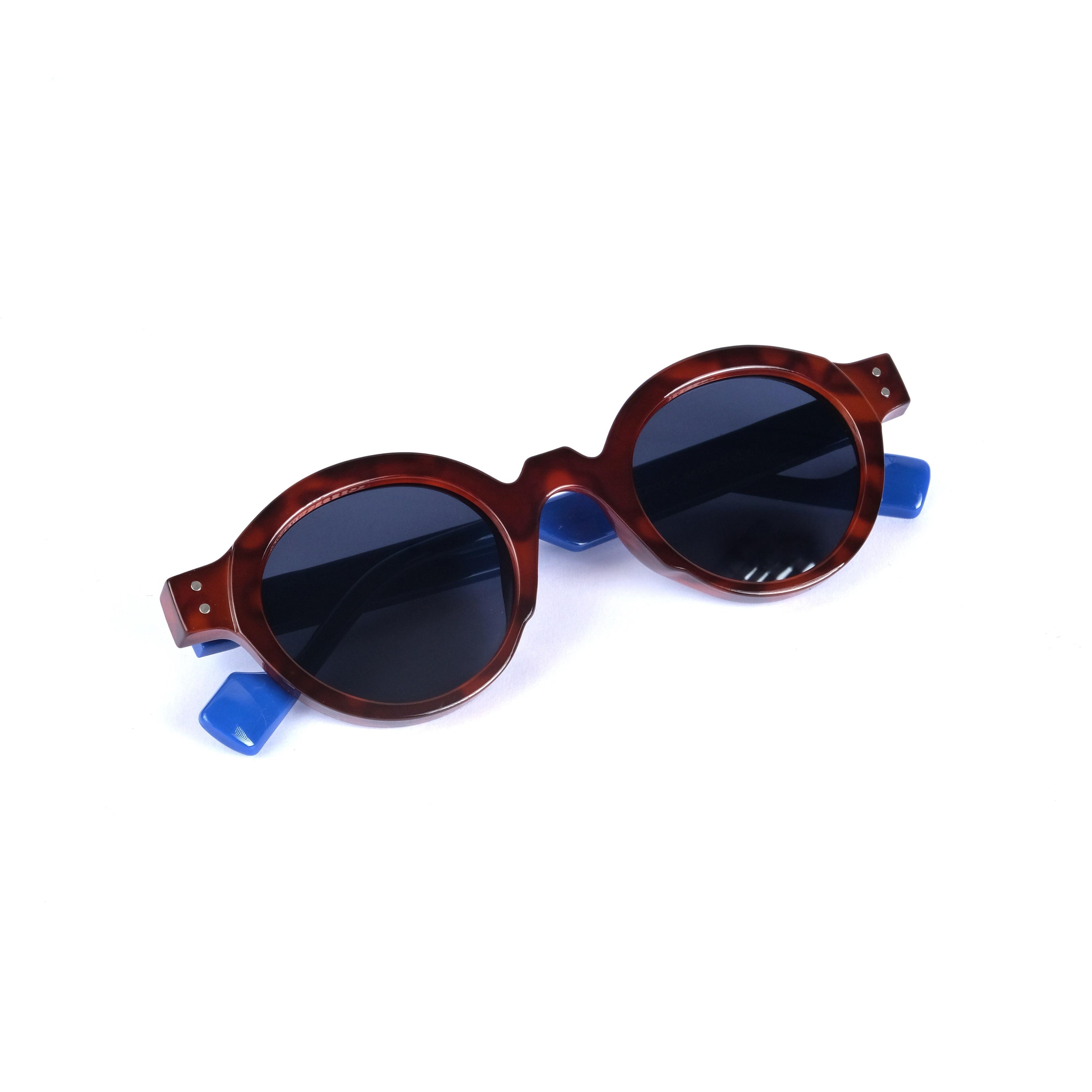 Round Blue-leo Sunglasses 300