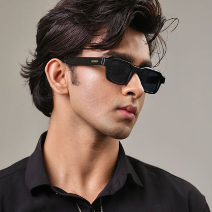 Unisex black dope sunglasses 744