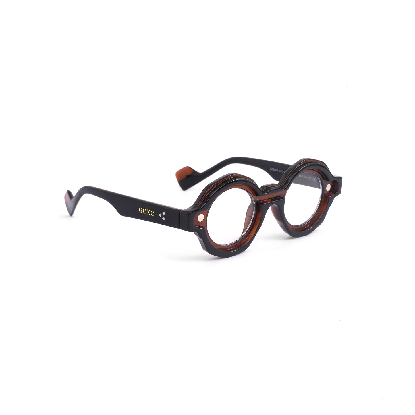 Orbit clip-on polarized  brown sunglass 858