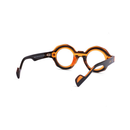 Orbit clip-on polarized orange sunglass 859