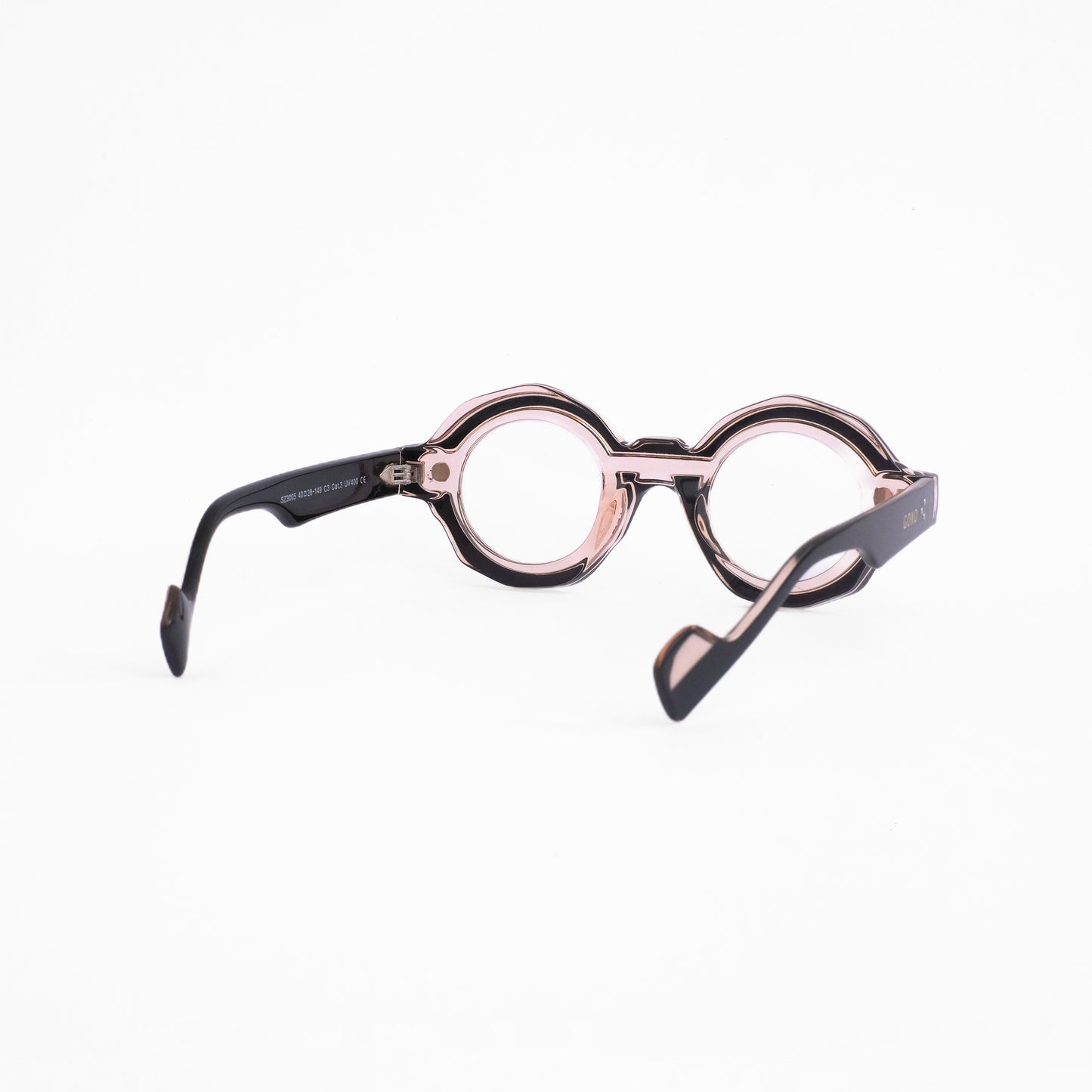 Orbit clip-on polarized peach sunglass 860