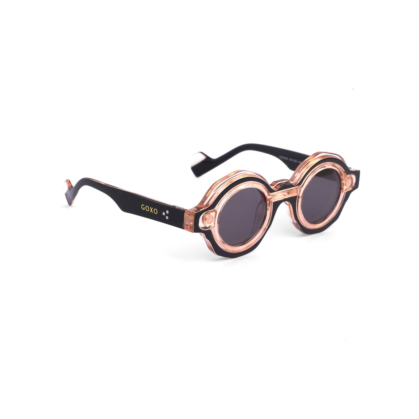 Orbit clip-on polarized peach sunglass 860