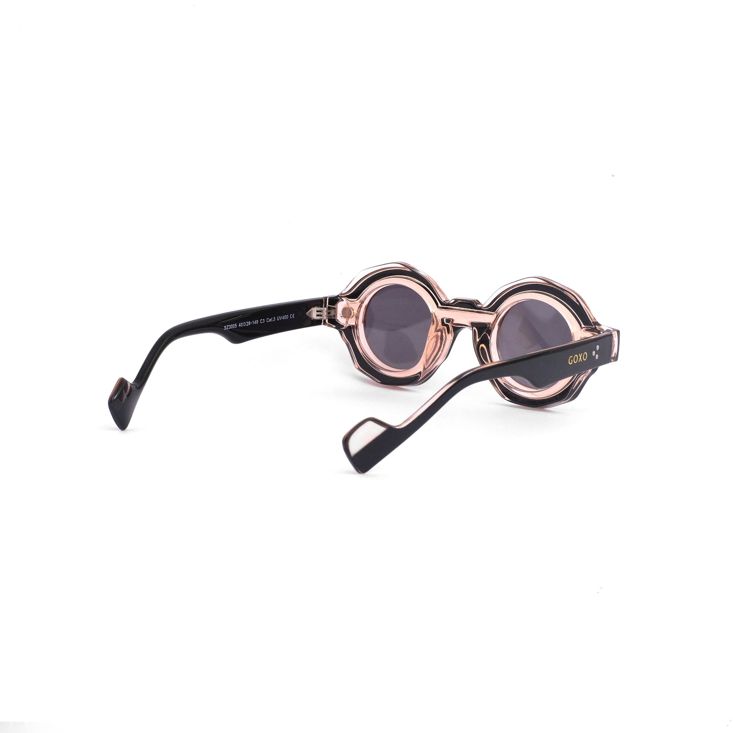 Orbit clip-on polarized peach sunglass 860