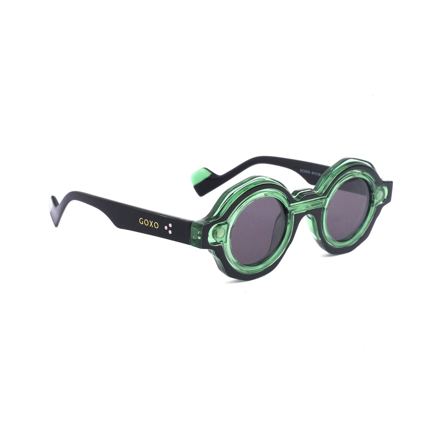 Orbit clip-on polarized green sunglass 861