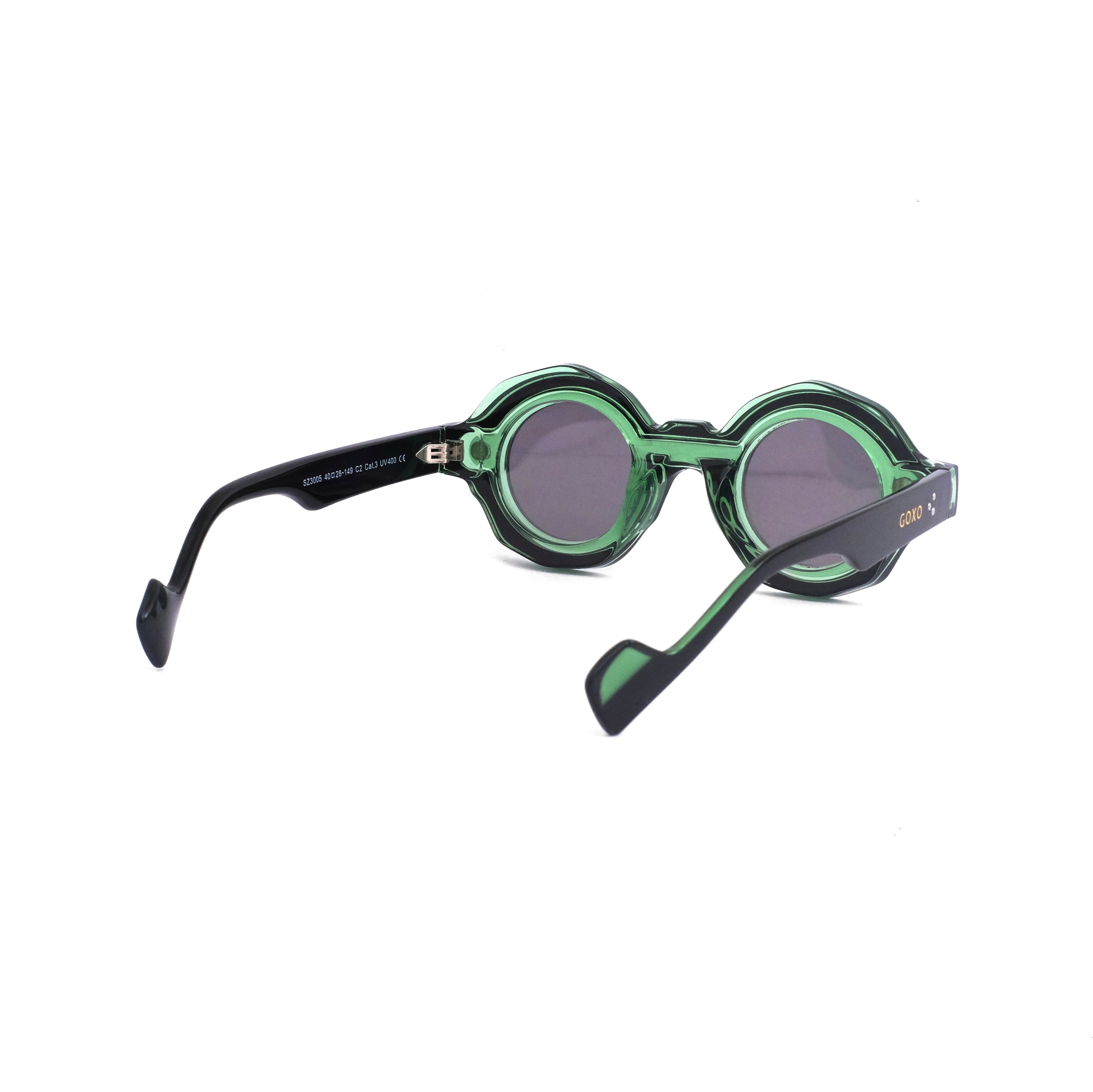 Orbit clip-on polarized green sunglass 861