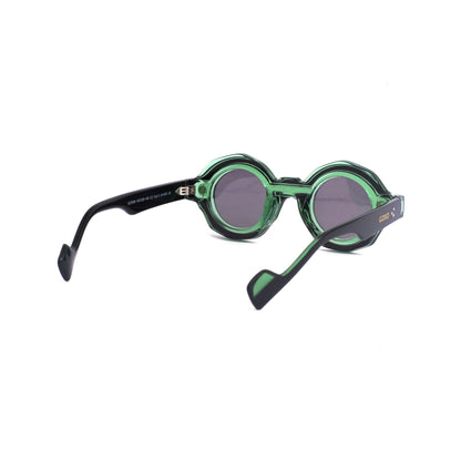 Orbit clip-on polarized green sunglass 861