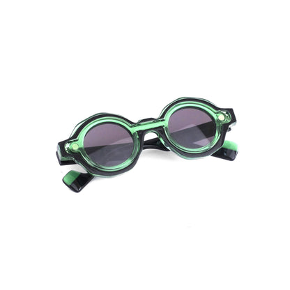 Orbit clip-on polarized green sunglass 861
