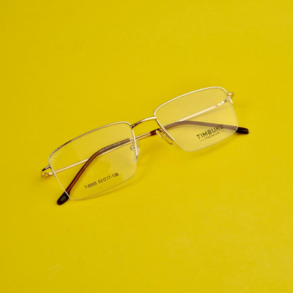 Half rim golden frames
