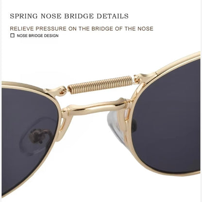 Golden-Black Metal Oval 280