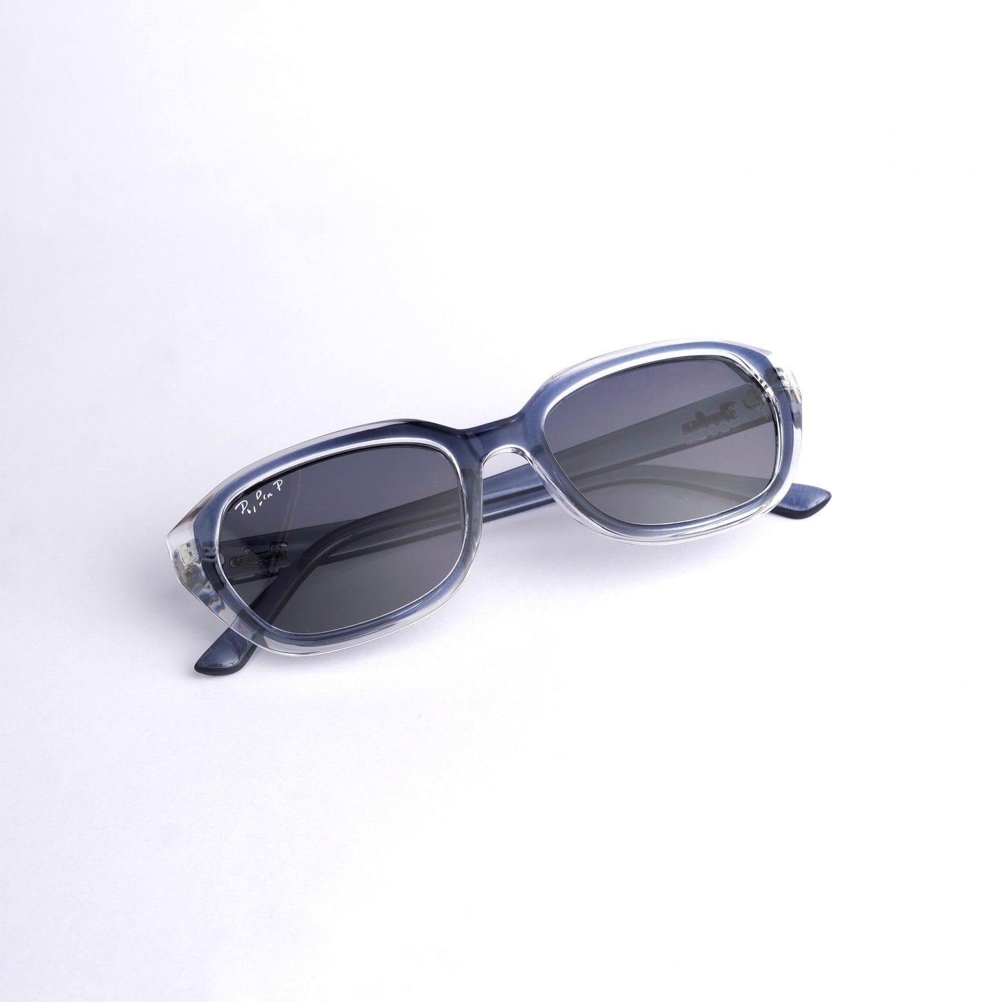 Branded dual transparent   sunglass 666