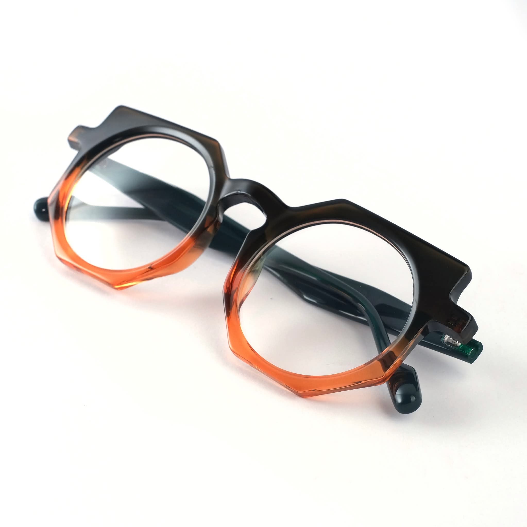 Acetate geo-hexa frames 332