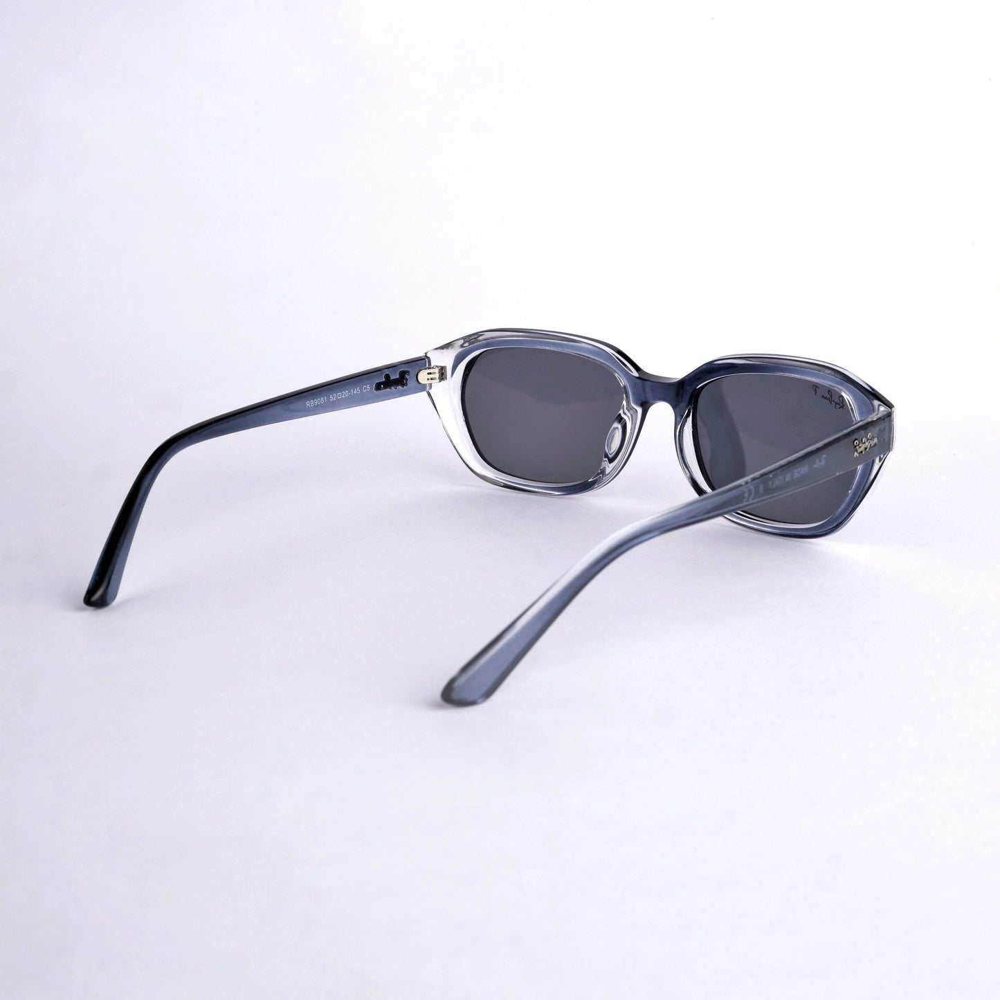 Branded dual transparent   sunglass 666