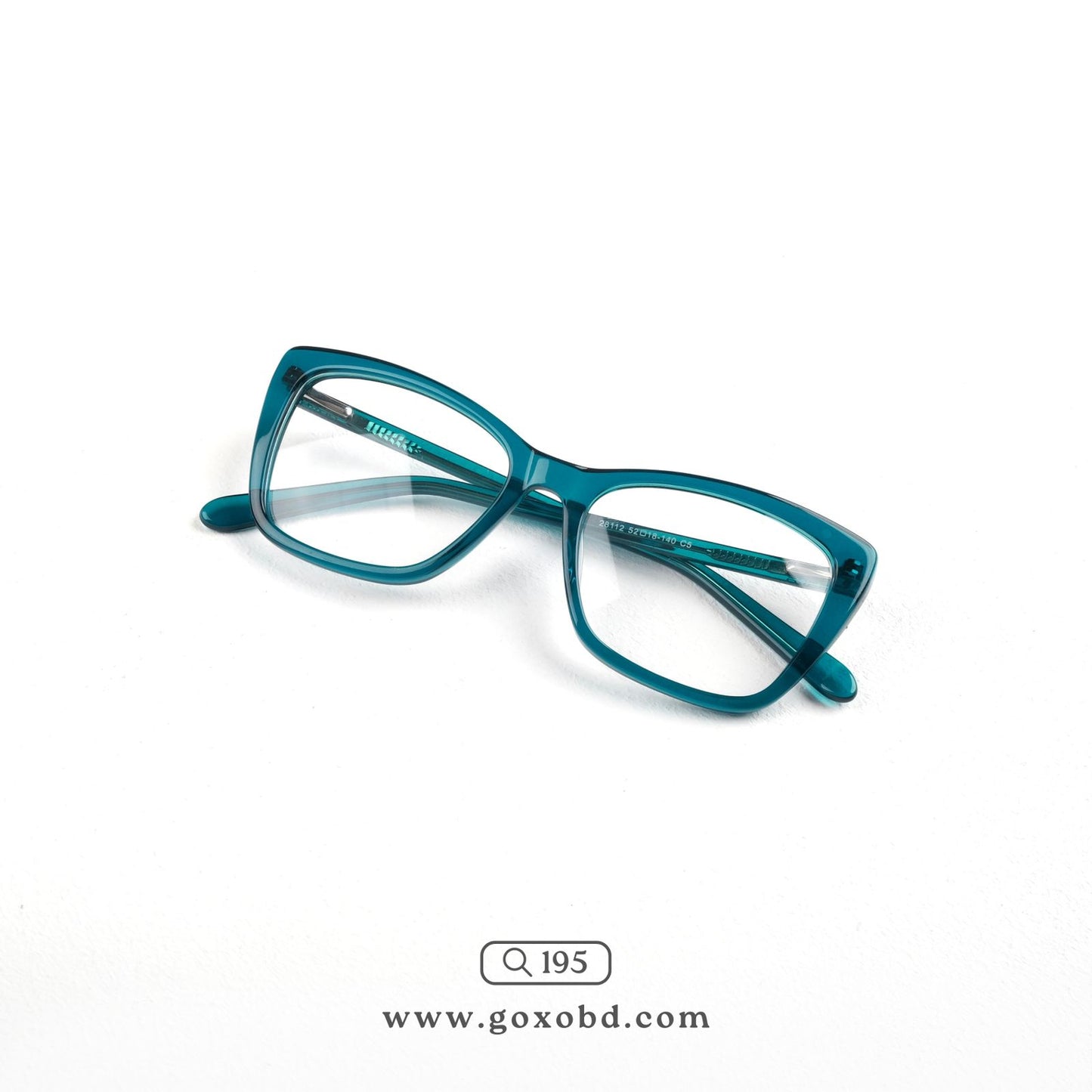 Ladies Blue Cat Eye 195