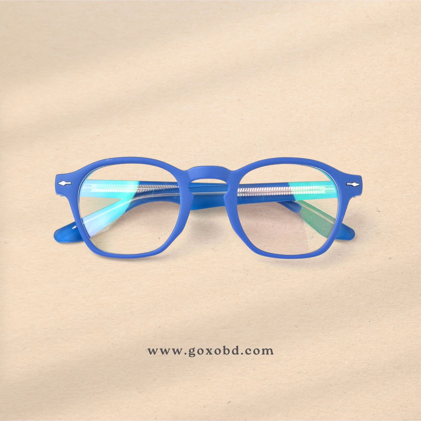 Eyeglasses-Matte Blue-B55